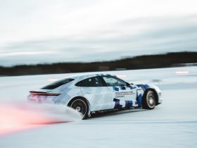 Ice Drift | Porsche Taycan Sets New Guinness World Record