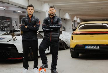Football star Sergio Agüero becomes a Porsche racing driver