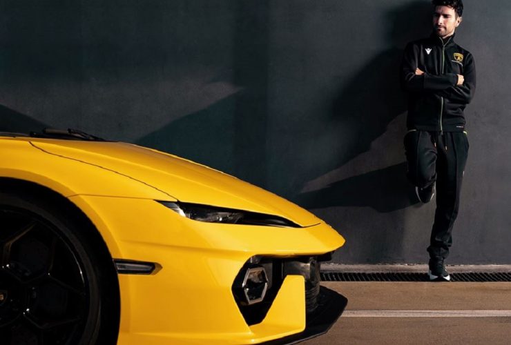 Andrea Caldarelli pushes the new Lamborghini Temerario to the limit