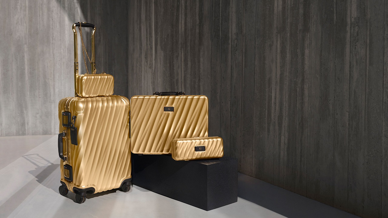 TUMI Unveils 50TH Anniversary Gold Collection