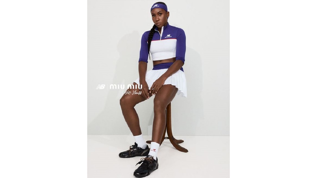 New Balance x Miu Miu collaboration continues with Coco Gauff