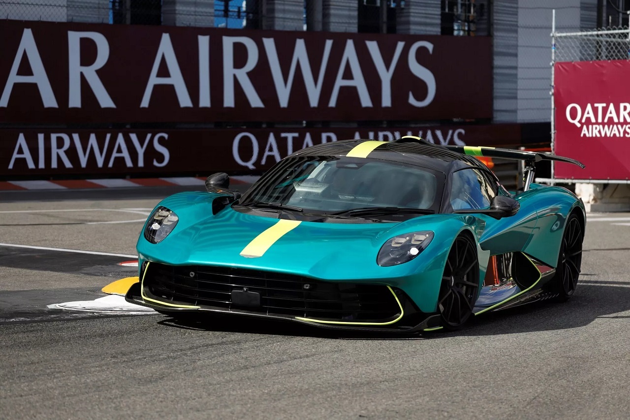Aston Martin Valhalla makes public dynamic debut ahead of Monaco Grand Prix