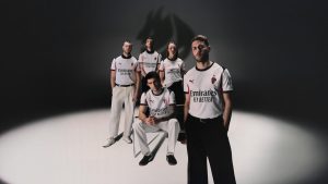 PUMA and AC Milan have today unveiled their new Away kit for the 2025/26 season featuring a devilish design paying tribute to the rich history and culture of the Rossoneri.