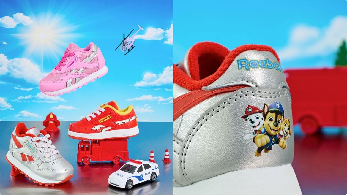 PAW Patrol Pups, Reebok Launch New Kids’ Collection