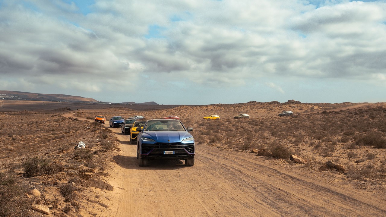 Exploring the untamed beauty of Lanzarote with Lamborghini Urus SE