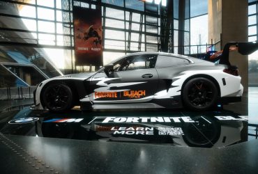 BMW M4 GT3 EVO from Fortnite and Rocket League at BMW Welt