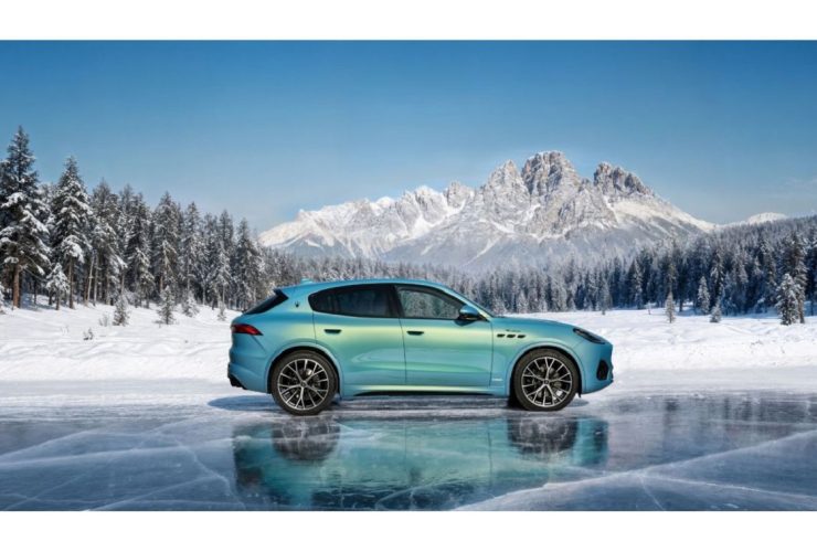 New Maserati Grecale Cristallo debuts at the historic site in the Dolomites
